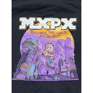 MXPX 2020 Between This World And The Next Black Full Zip Hoodie Men's Small